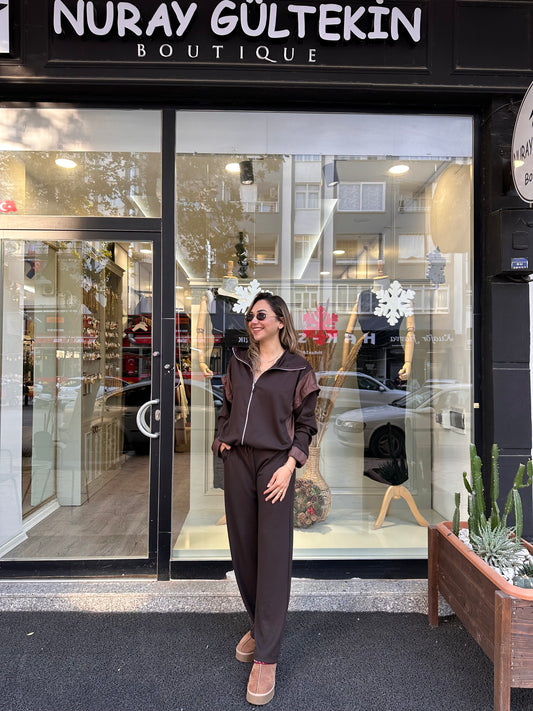 Paraşüt detay eşofman takımı