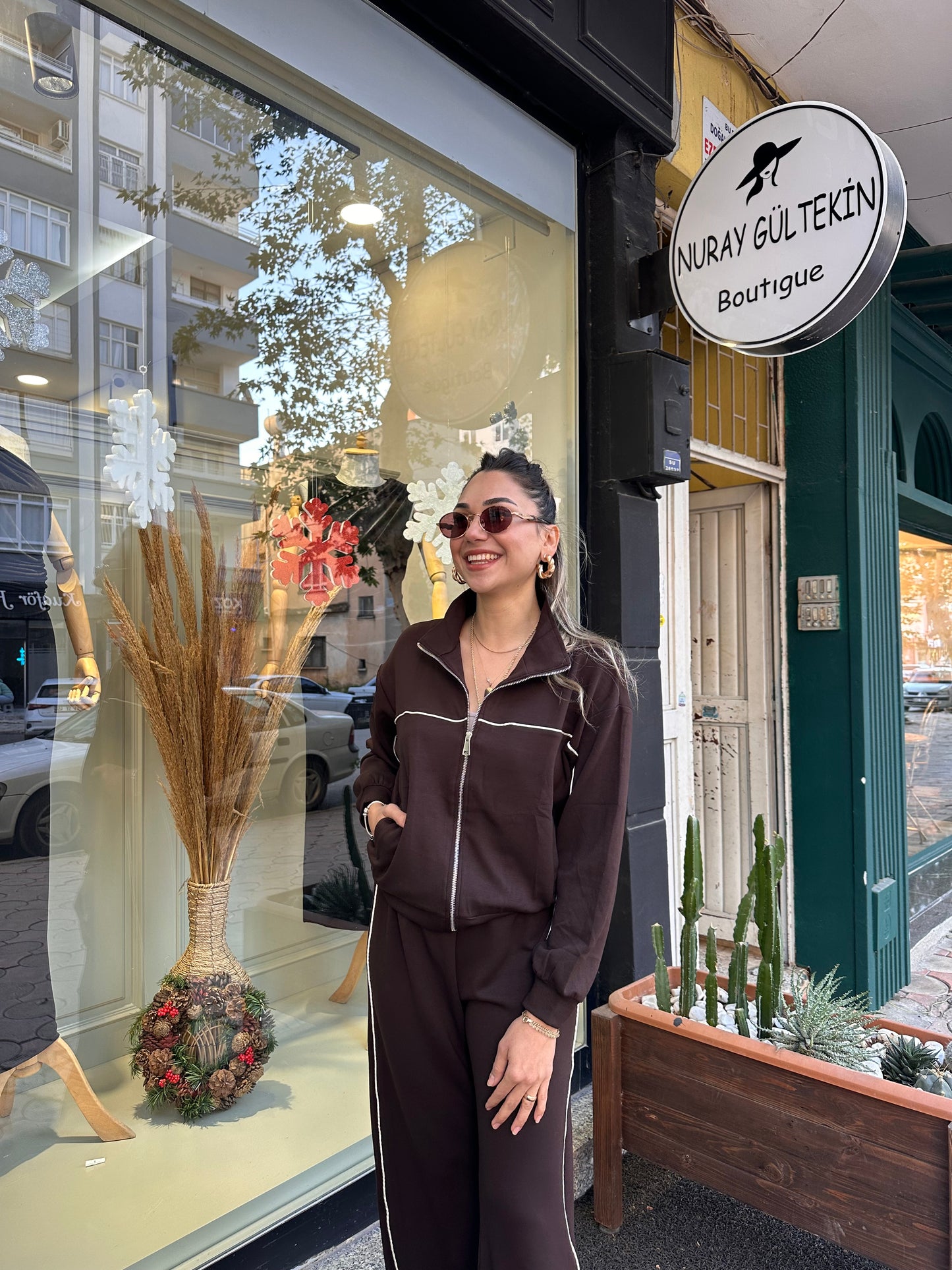 Oysho kumaş eşofman takımı