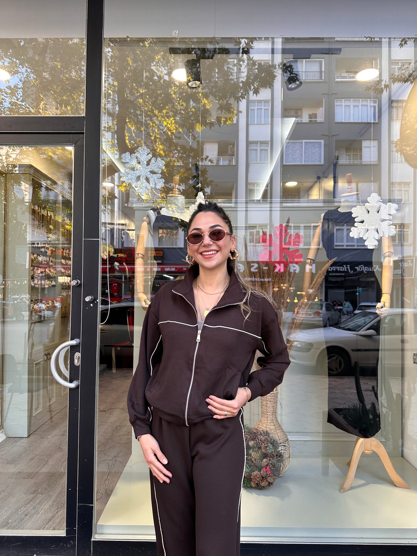 Oysho kumaş eşofman takımı