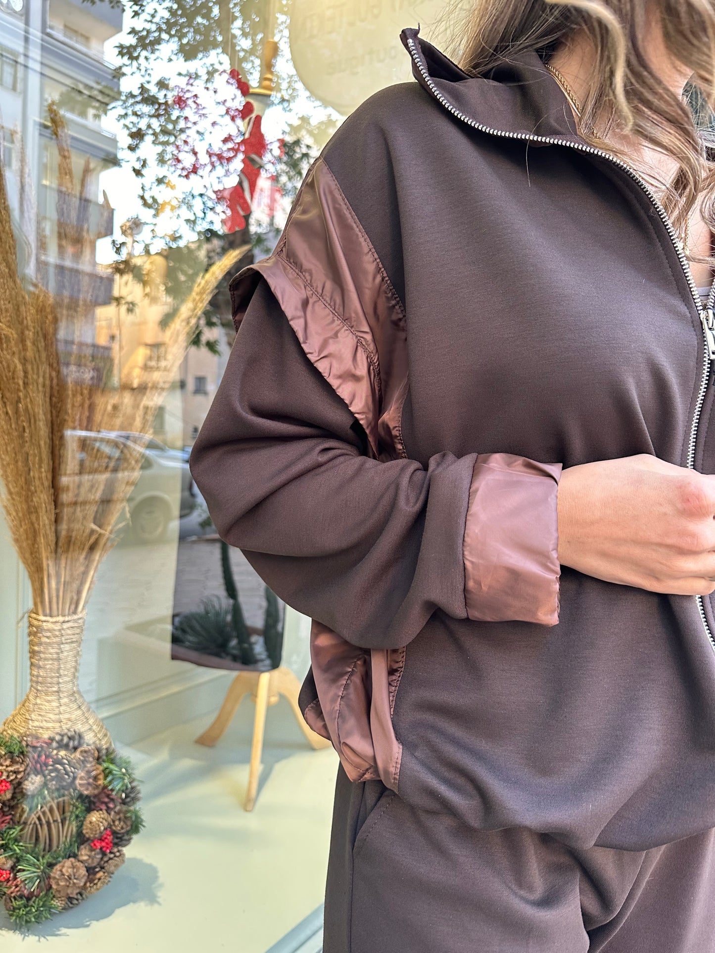 Paraşüt detay eşofman takımı