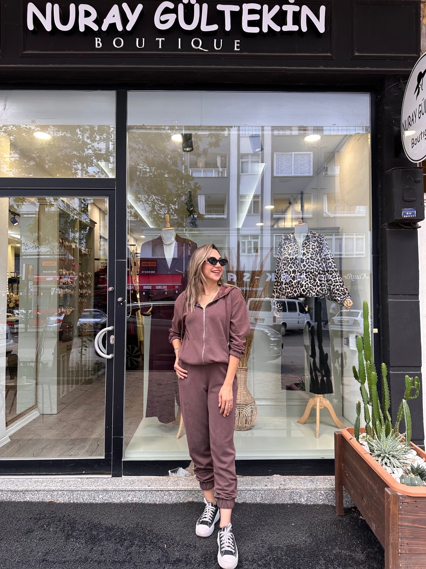 Oysho kumaş eşofman takımı