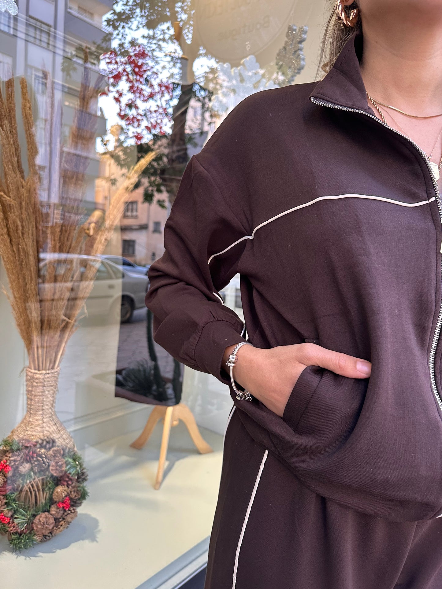 Oysho kumaş eşofman takımı